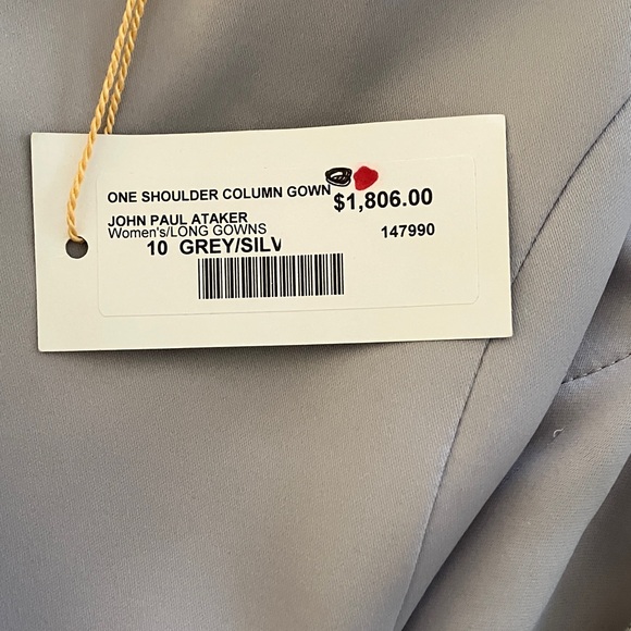 Glamorous One-Shoulder Dress in Silver - Picture 7 of 7